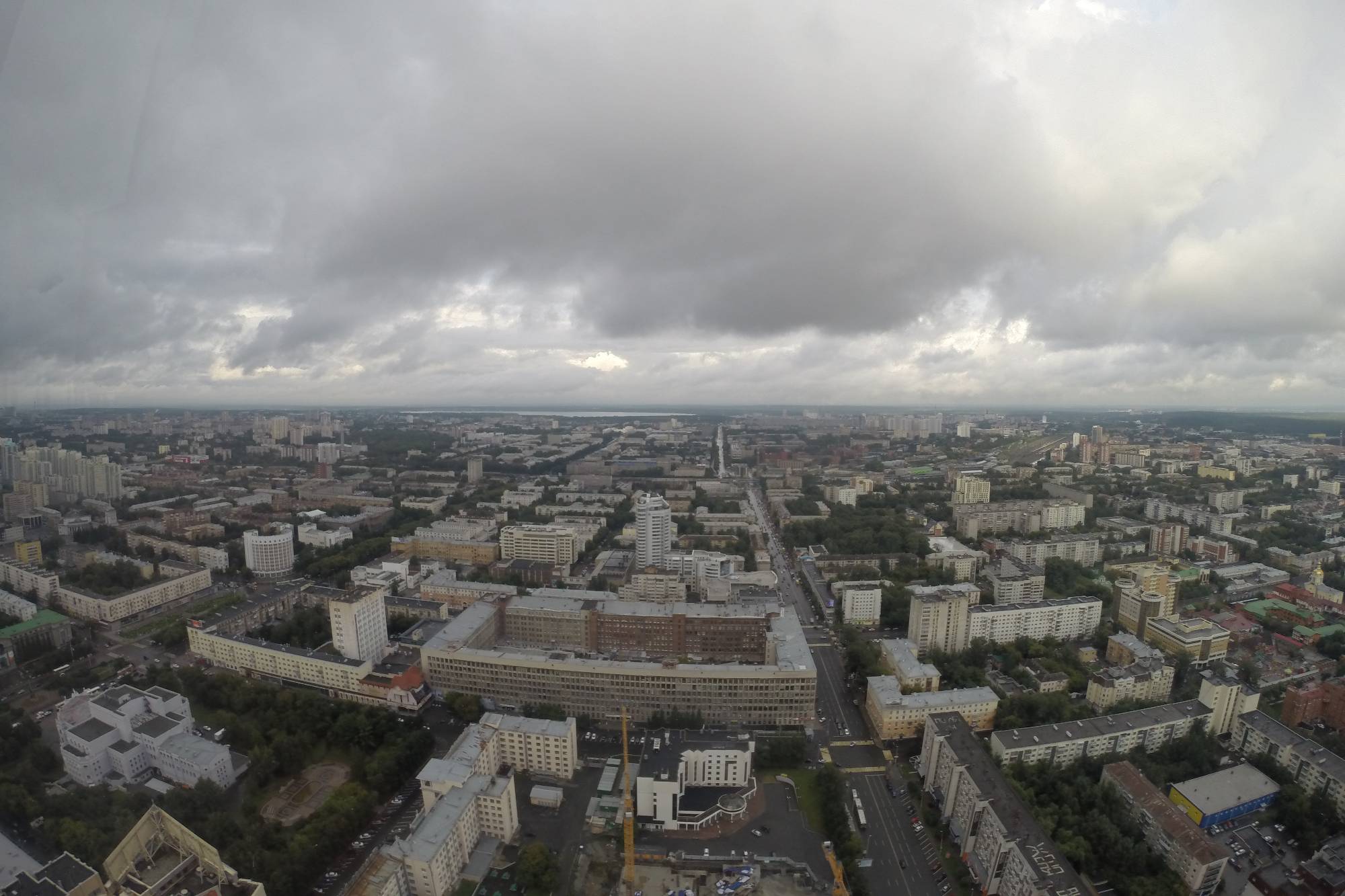Россия, Екатеринбург. Вид с Высоцкого.
