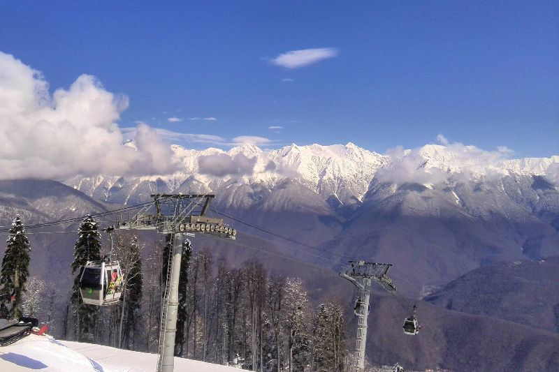 Россия, Красная Поляна. Горная Карусель.